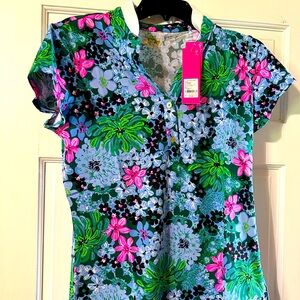 Lilly Pulitzer collar polo